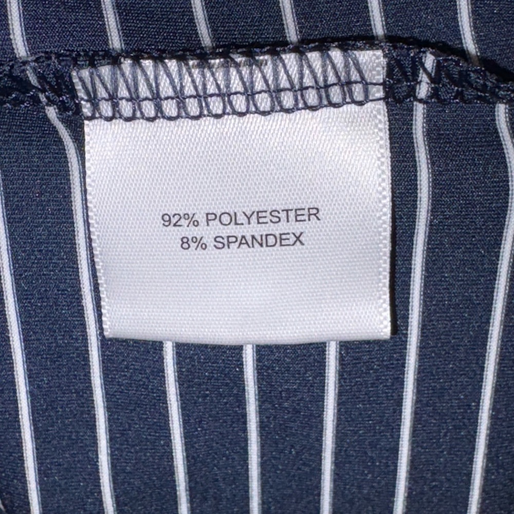 Peter Millar Dark Blue Striped Summer Comfort Polo - Picture 6 of 6